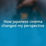 How Japanese cinema changed my perspective